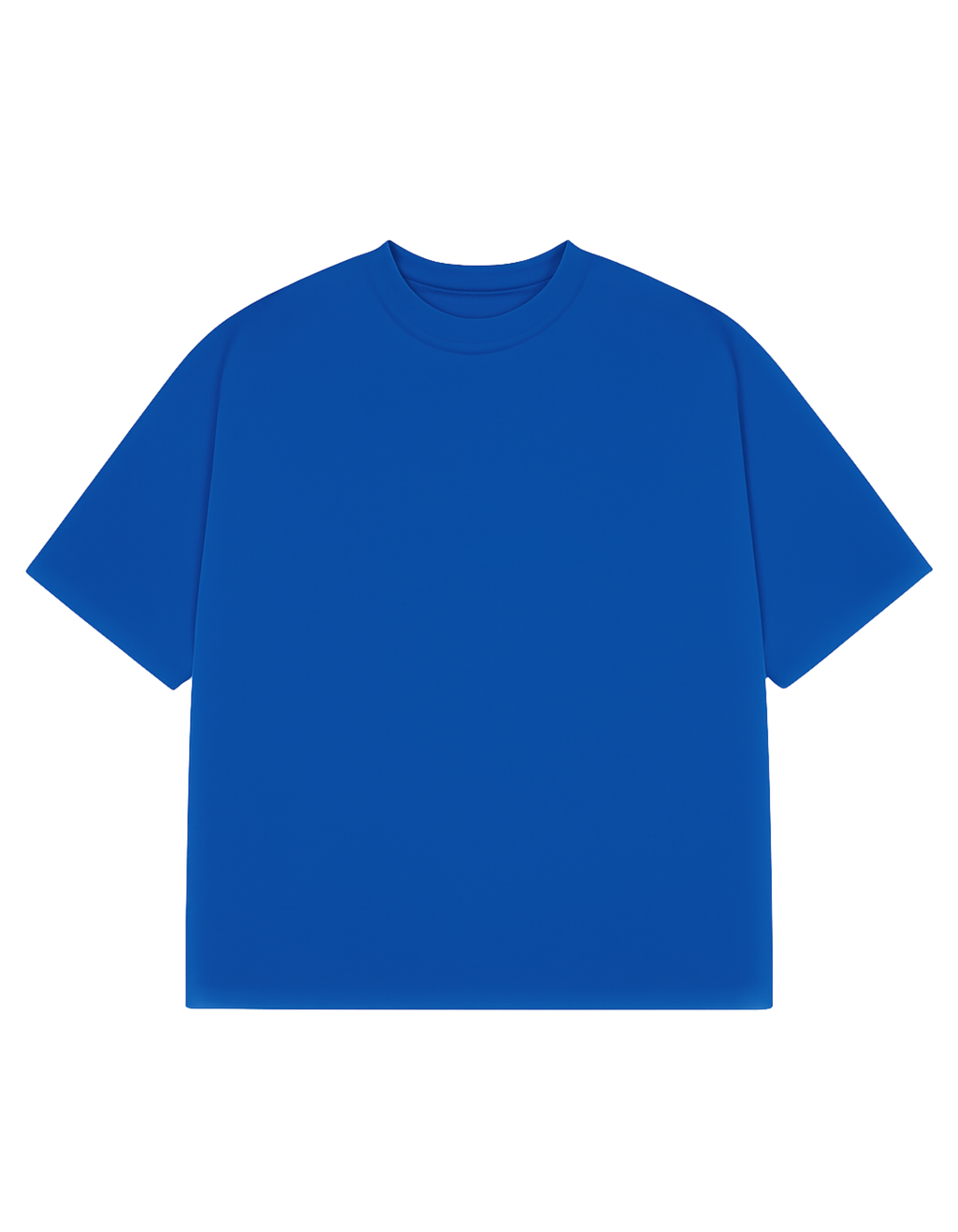 Plain UNISEX Blue Oversized Tshirt