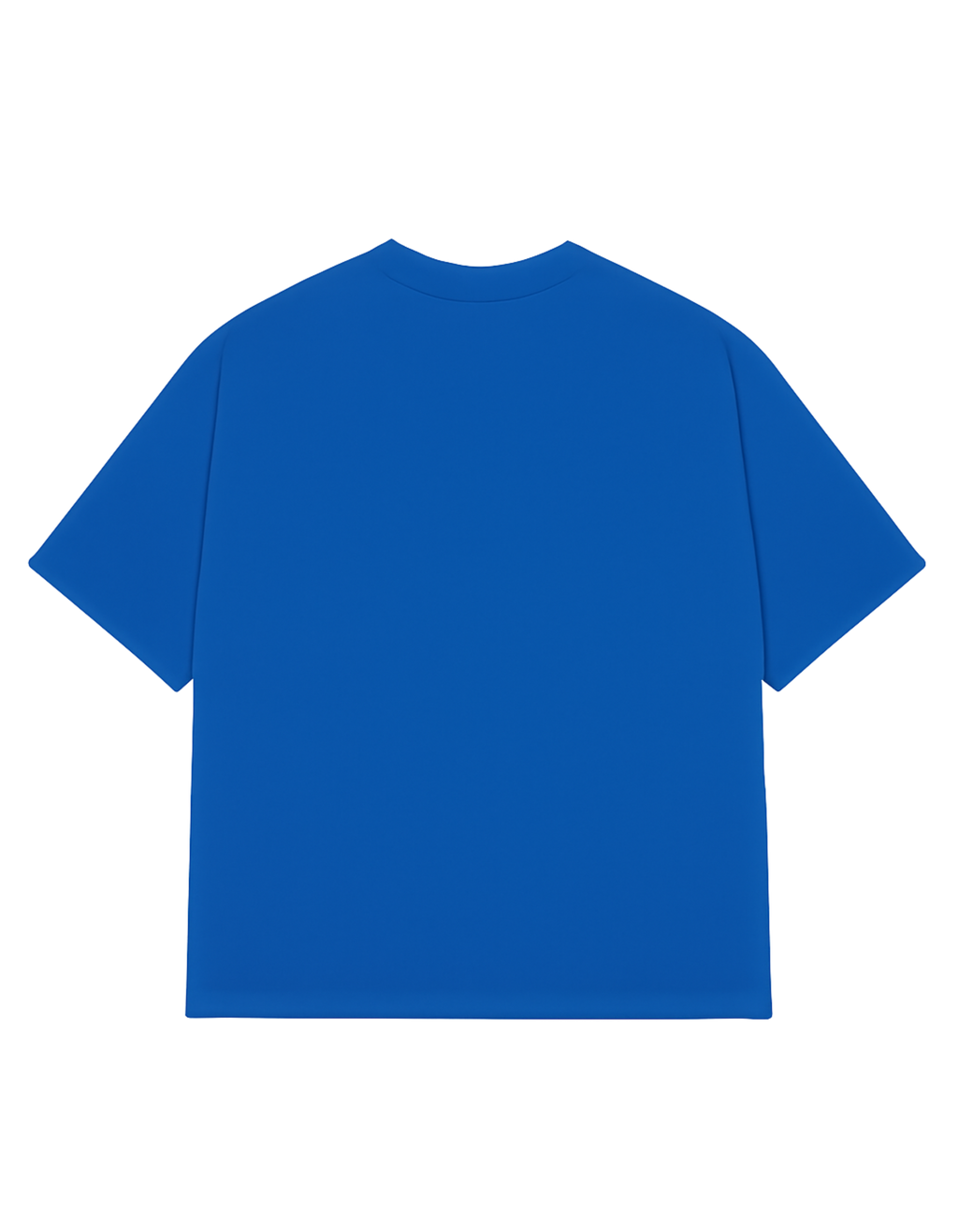 Plain UNISEX Blue Oversized Tshirt