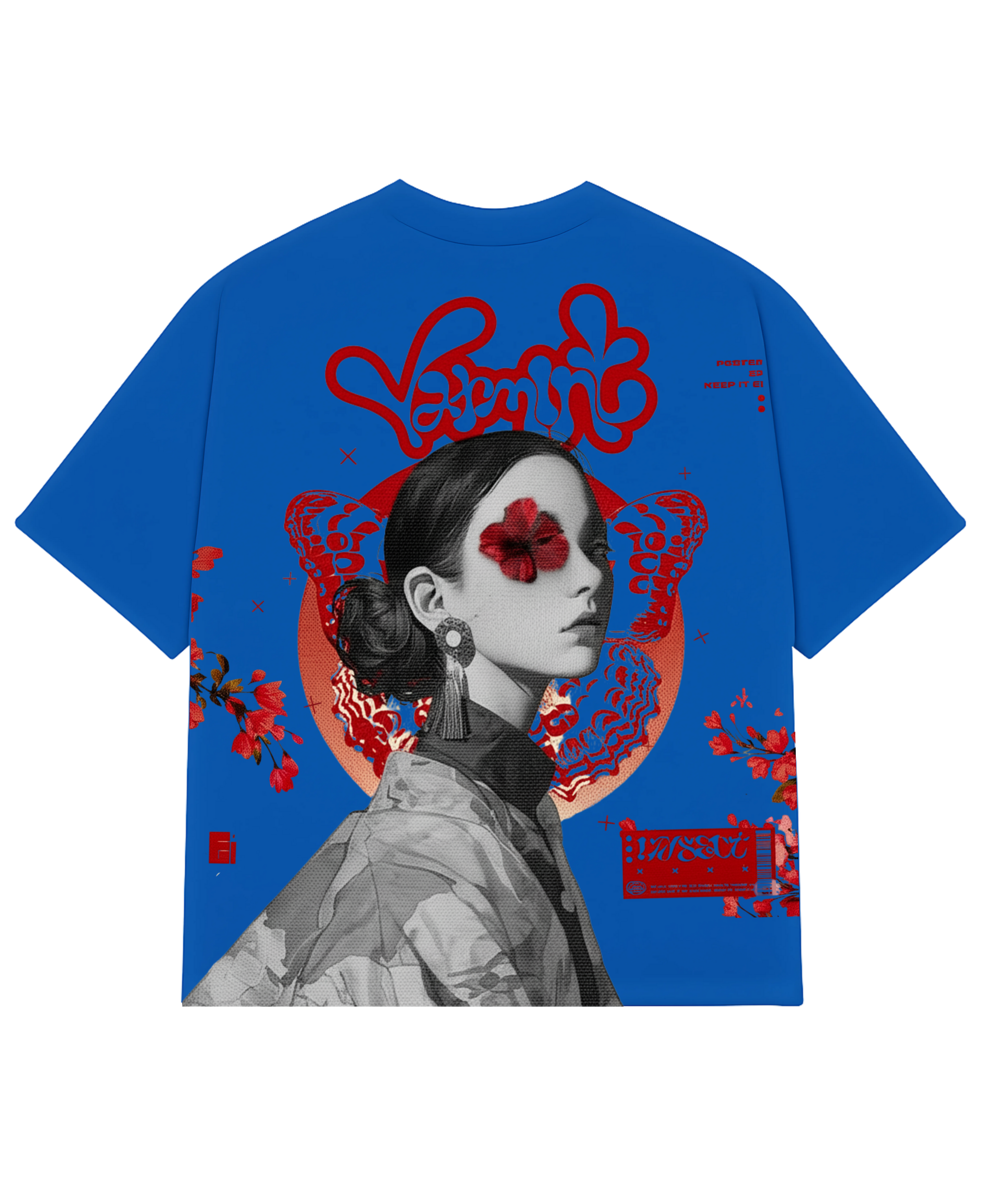 Premium Blue Oversized T-shirt