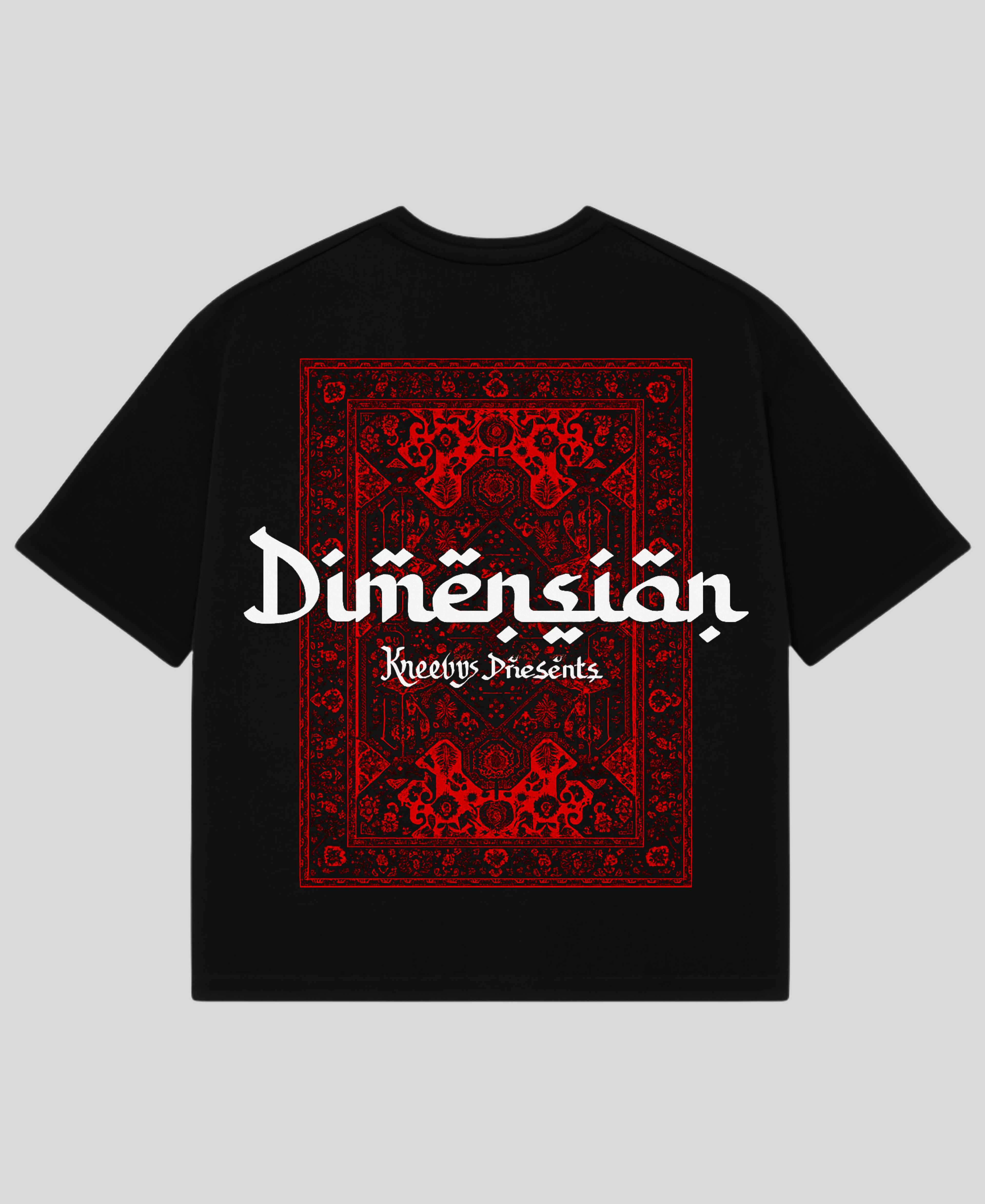 BLACK KARMA DIMENSIONS  OVERSIZED TSHIRT