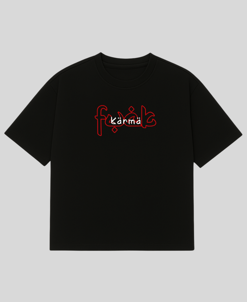 BLACK KARMA DIMENSIONS  OVERSIZED TSHIRT
