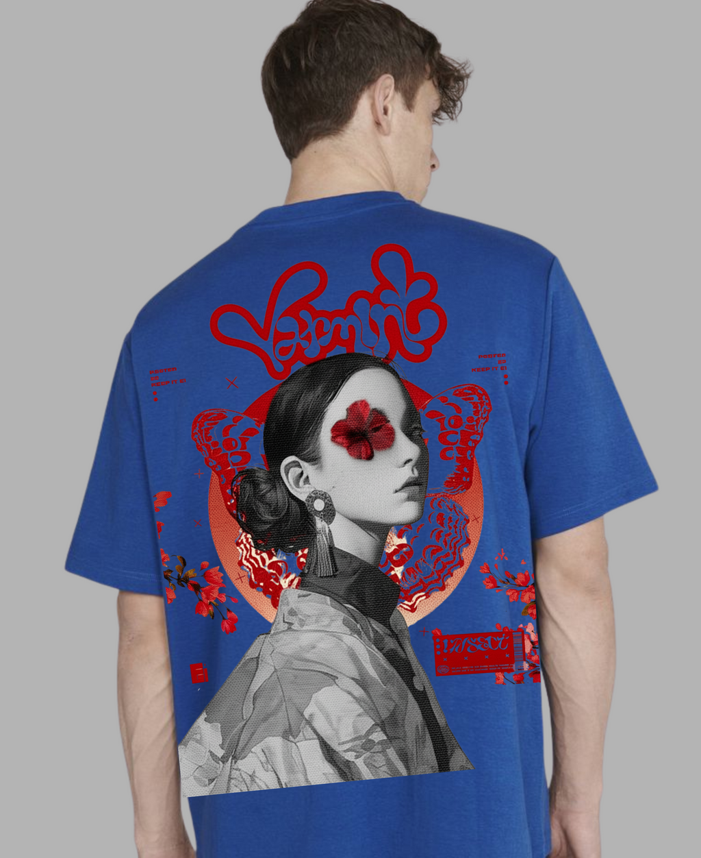 Premium Blue Oversized T-shirt