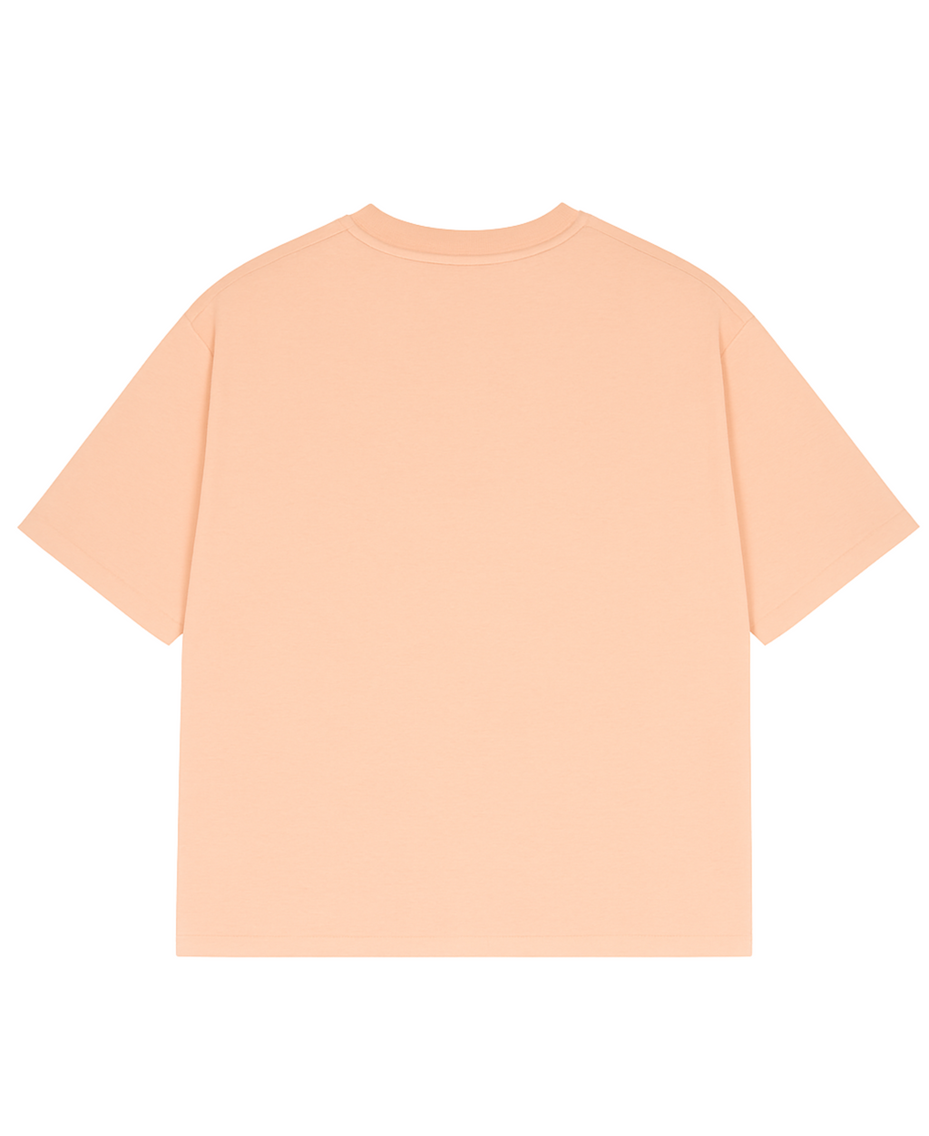 Plain Premium Peach color Oversized T-Shirt