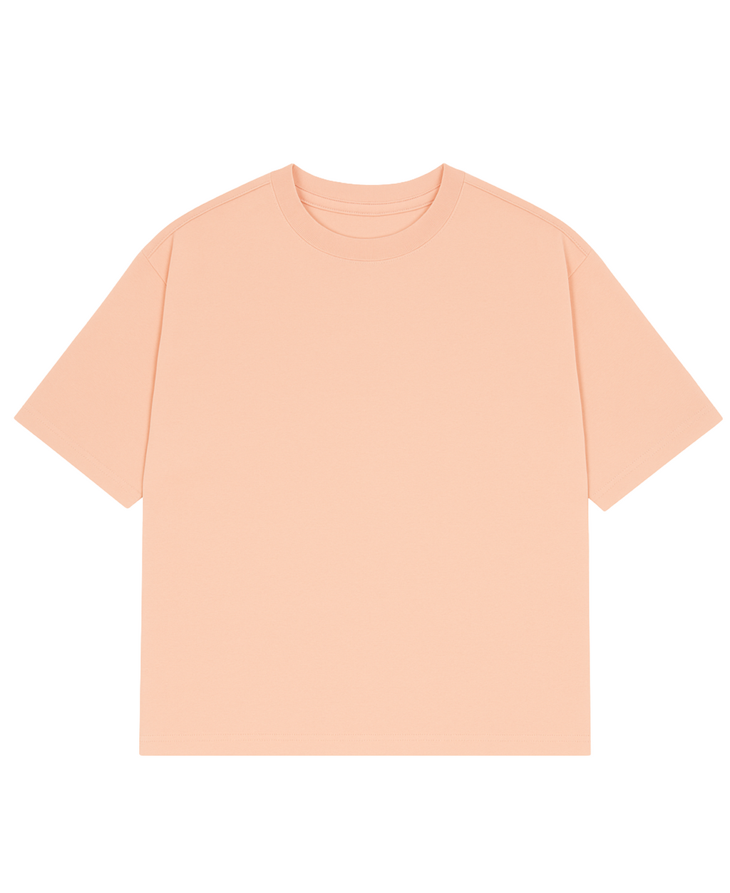 Plain Premium Peach color Oversized T-Shirt