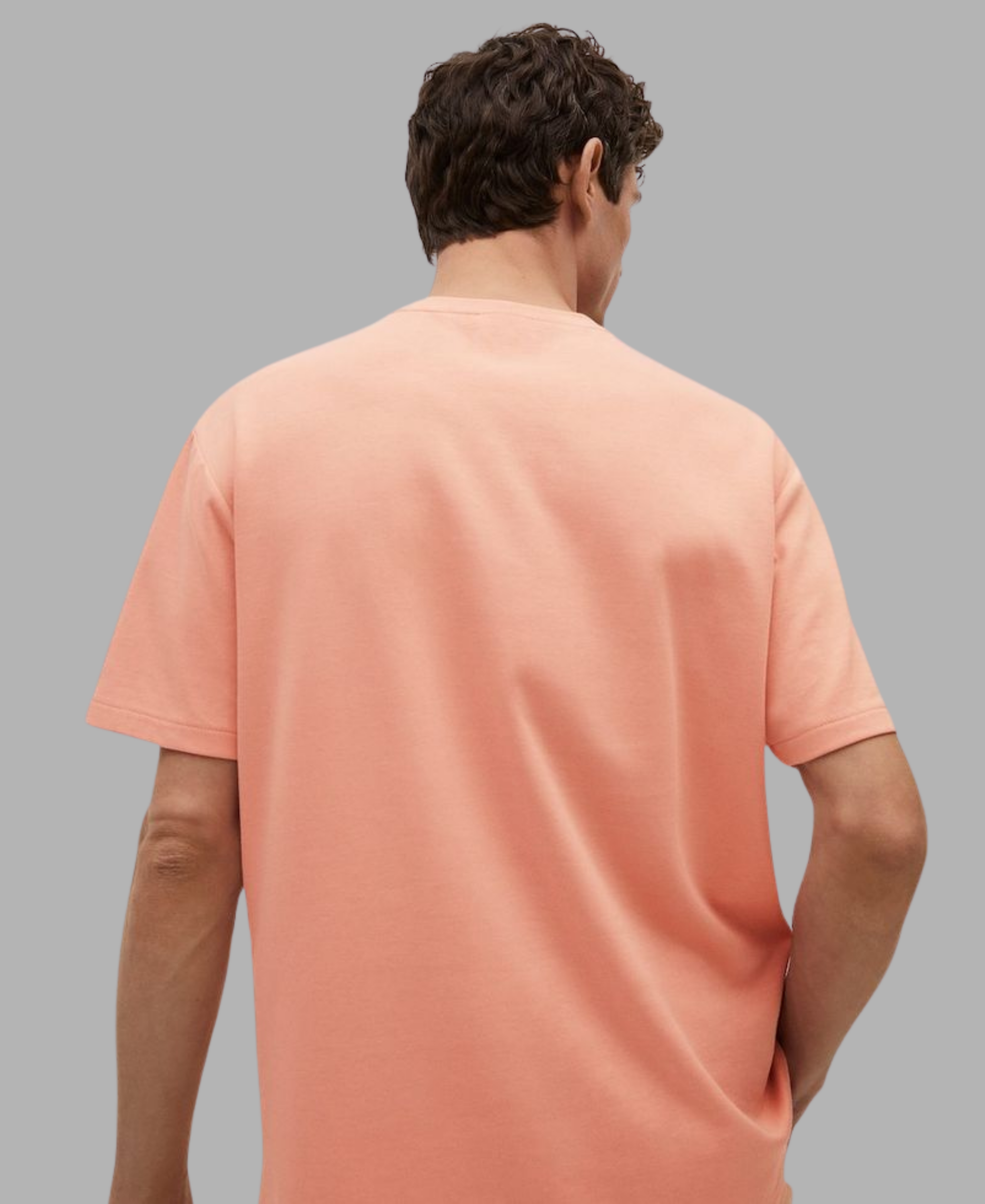Plain Premium Peach color Oversized T-Shirt